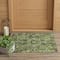 HomeRoots; HomeRoots 30" x 20" Olive & Dark Green Oriental Washable Indoor/Outdoor Area Rug; Category:Area Rugs; Image:3